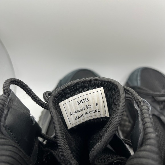 MAZINO Mens Aventurine 000 Black High Top Lace Up‎ Athletic Shoes Size 8 - Picture 8 of 8